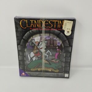 Clandestiny PC Computer Video Game‎ Big Box Trilobyte CD-ROM 1996 Factory Sealed
